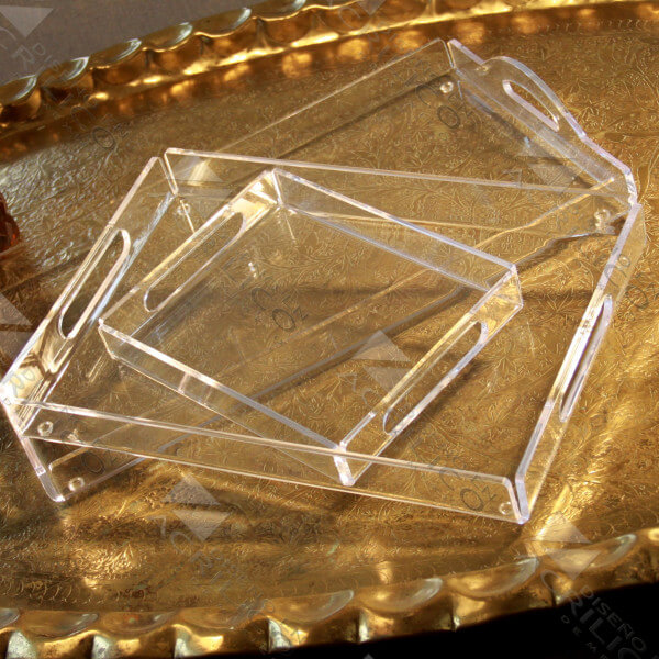 Acrylic Serving Tray / Trays / Storage Trays